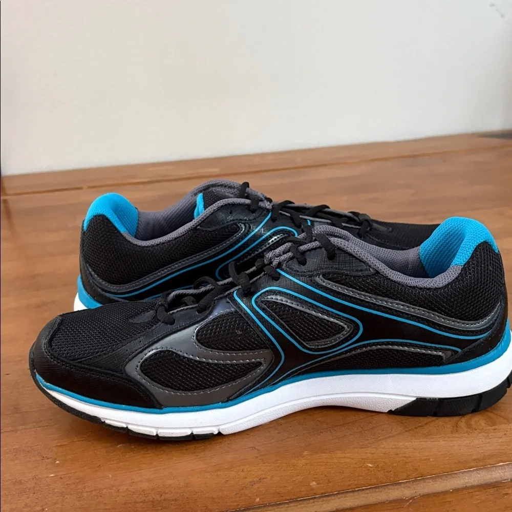 Ryka New Prevail Walking Running Women's Black and Teal Athletic Shoes Size 8.5